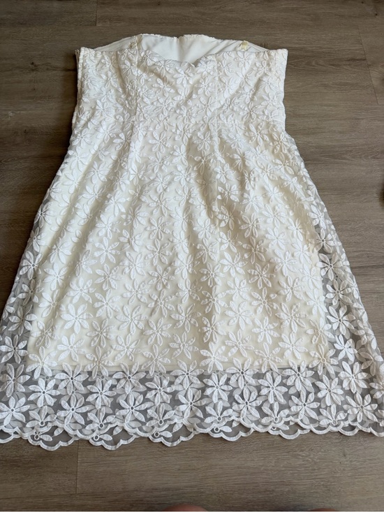 all white linen dresses High Low Linen Dress / White main image 0